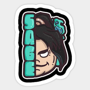 CHUNKIECHEEKS SAGE Sticker